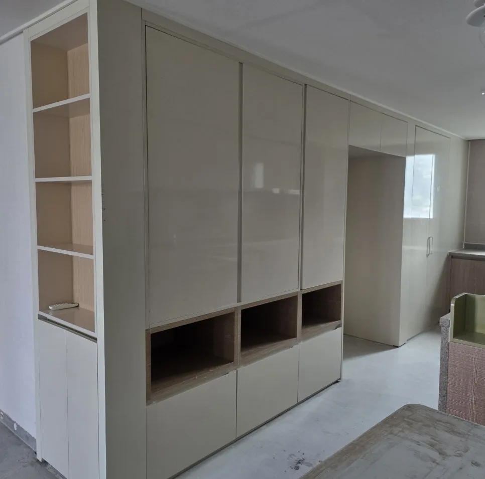 Korean Kitchen Makeover: White & Gray Cabinet Film 2026 3