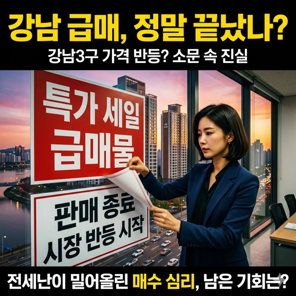 서울 집값 바겐세일 끝? 2026년 급매 소진 후 전망