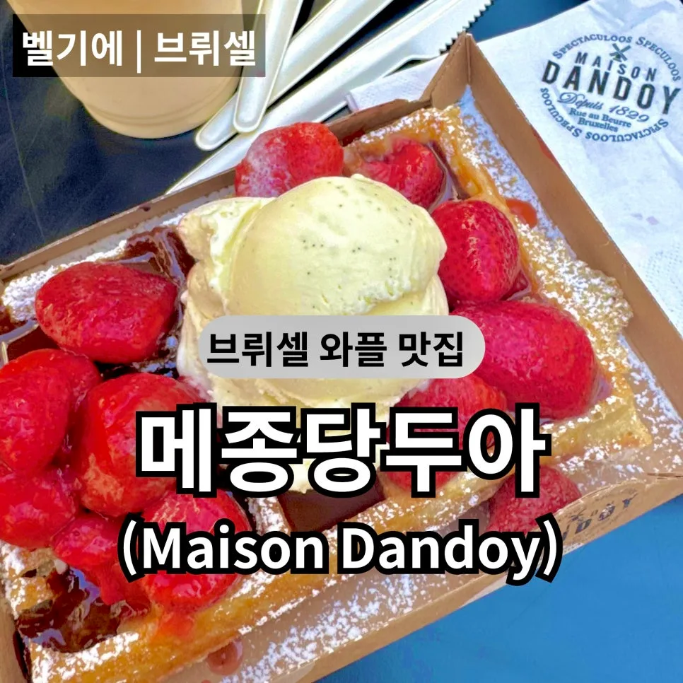 벨기에 브뤼셀 와플 2026: 메종 당두아 전통 와플 맛집 가이드