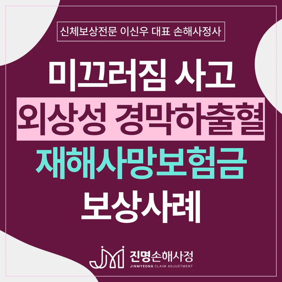 외상성 경막하출혈 S0650, 재해사망보험금 3천만원 지급 사례 2026