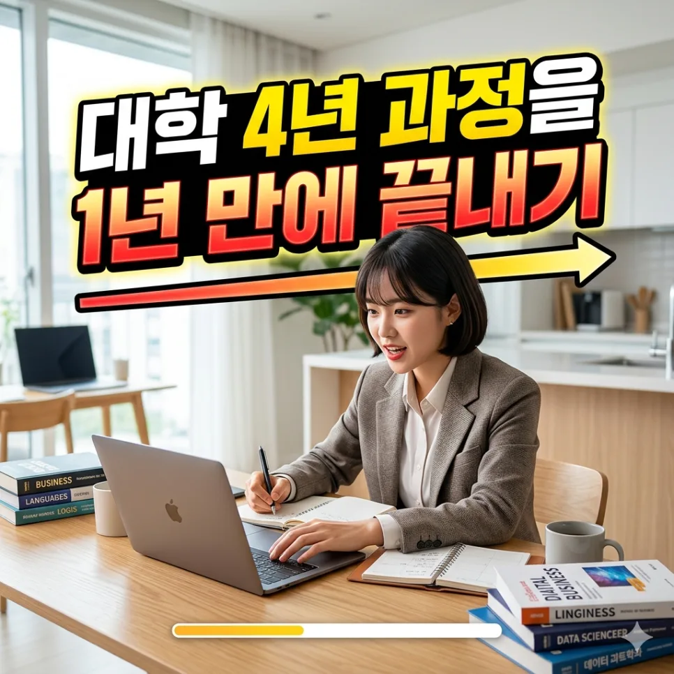 학점은행제 1년 만에 학사 학위 취득하는 비결 2026
