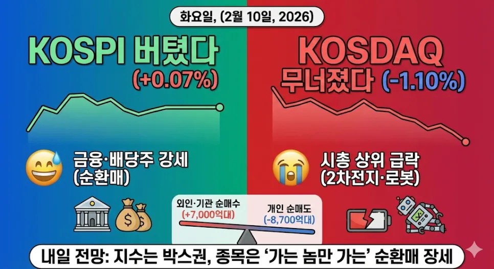 2026년 증시 전망: 금융·배당주 투자 전략 및 반도체 조정 시기