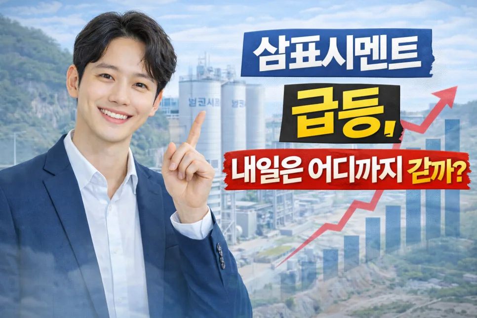 삼표시멘트 주가 급등 이유와 전망 2026: 투자 주의 종목 분석 — 비즈니스·경제 — ssisisi