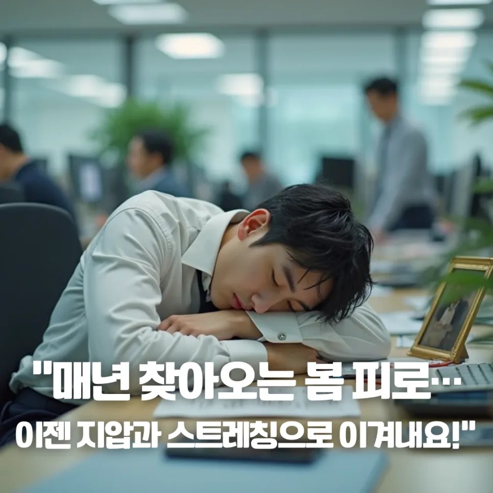 춘곤증 극복 비법 2026: 지압, 스트레칭, 봄나물 활용법 총정리