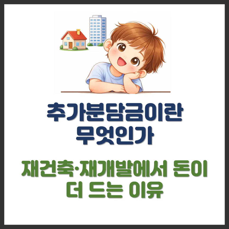 재건축 추가분담금 2026년까지 총정리: 예상 금액 계산법과 위험 관리
