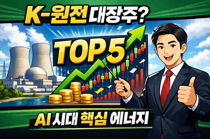 K-원전 대장주 5선 2026: AI 시대 에너지 혁명 주역 분석