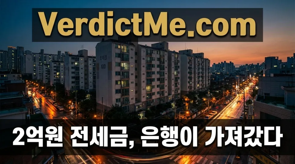 2억원 전세금 반토막? 임차권 vs 근저당, 2026년 판례 분석