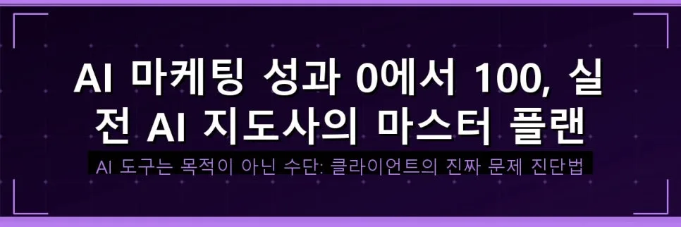 AI 마케팅 성과 극대화 전략 2026: AI 지도사 필수 가이드