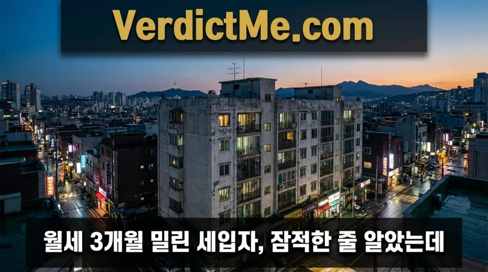 월세 3개월 연체 세입자, 집주인 임의 출입은 위법? 2026 판결 분석