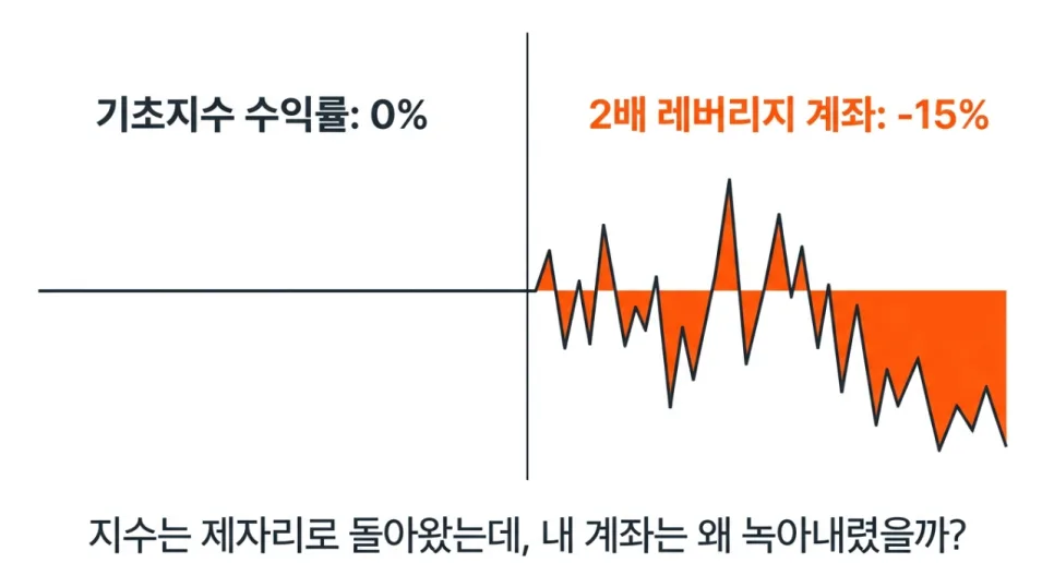 레버리지·곱버스 ETF, 음의 복리 효과 2026년 완벽 분석 2
