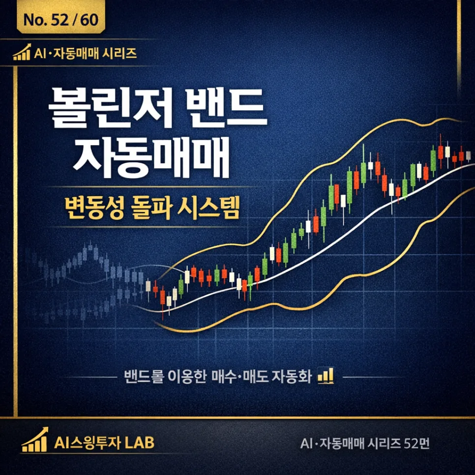 볼린저 밴드 자동매매: 3가지 전략과 파이썬 코드 2026