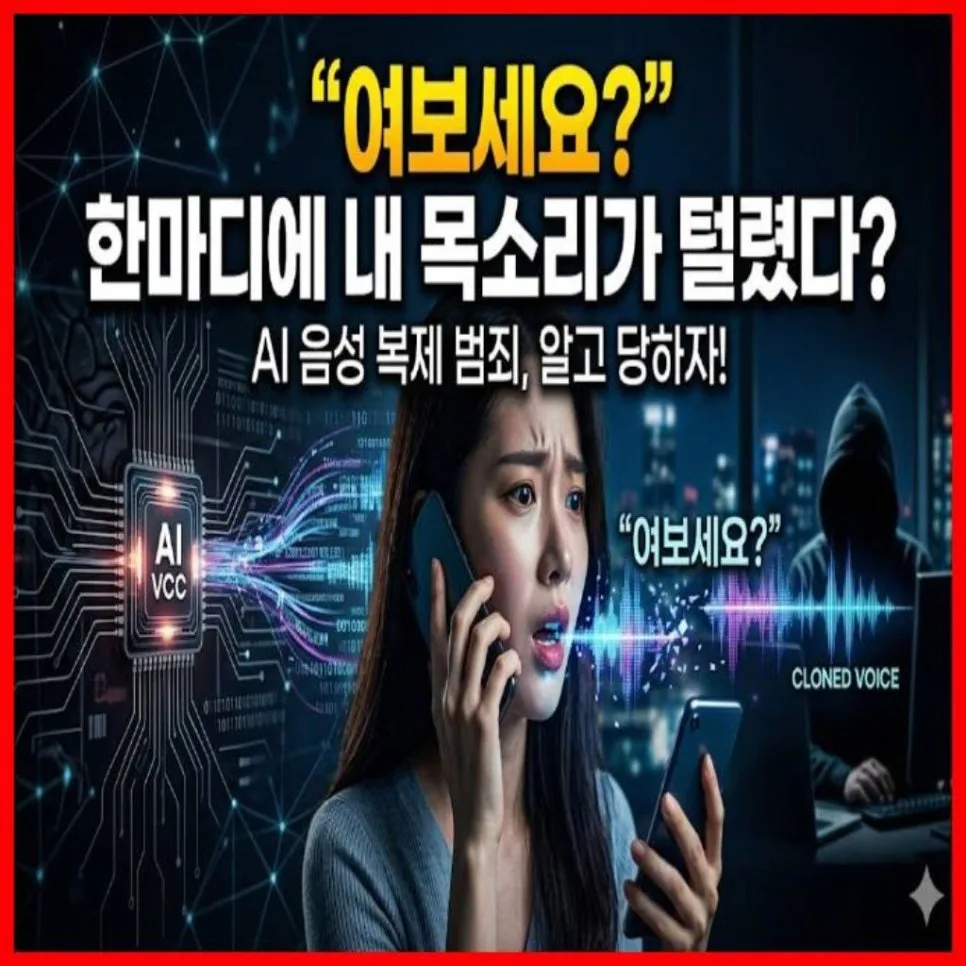 AI 음성 복제 범죄 2026: 