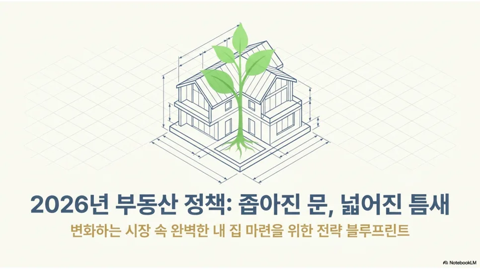 2026년 내 집 마련, 공급 부족 속 기회 잡는 3가지 전략