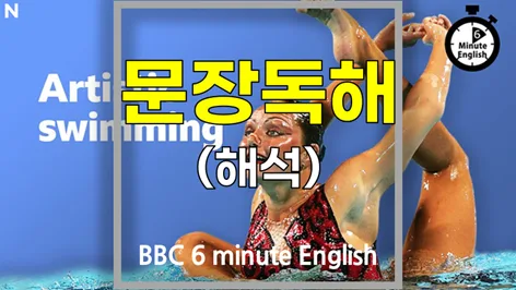 2026년 아티스틱 스위밍: BBC 6분영어 핵심 정리