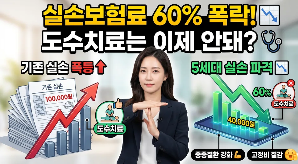 5세대 실손보험, 2026년 출시! 갈아탈까? 4050대 판단 기준 3가지