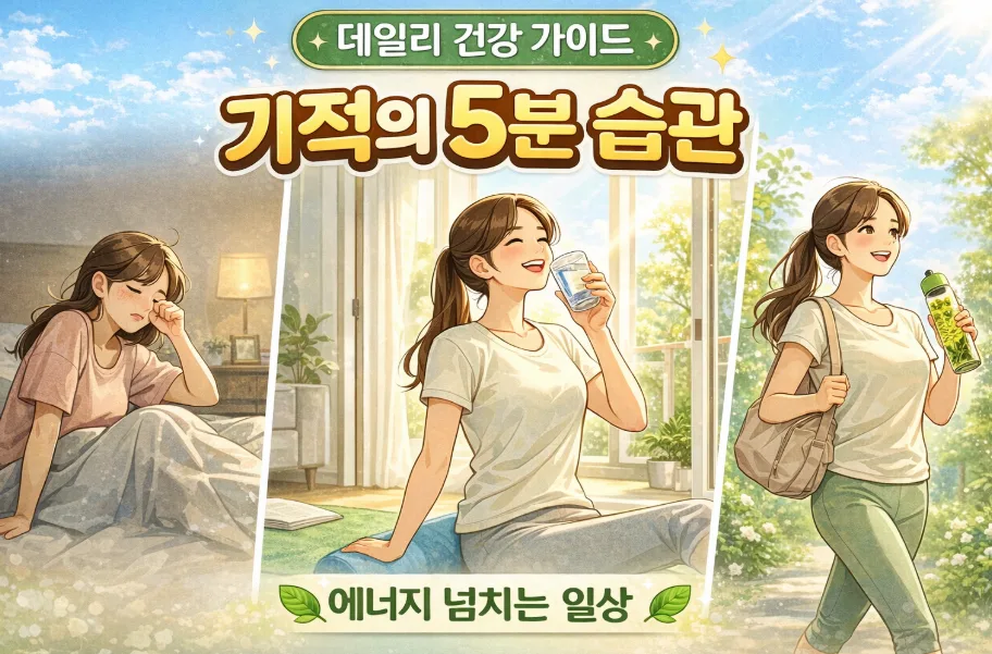 2026년 건강 습관 만들기: 미온수와 림프 순환으로 독소 제거