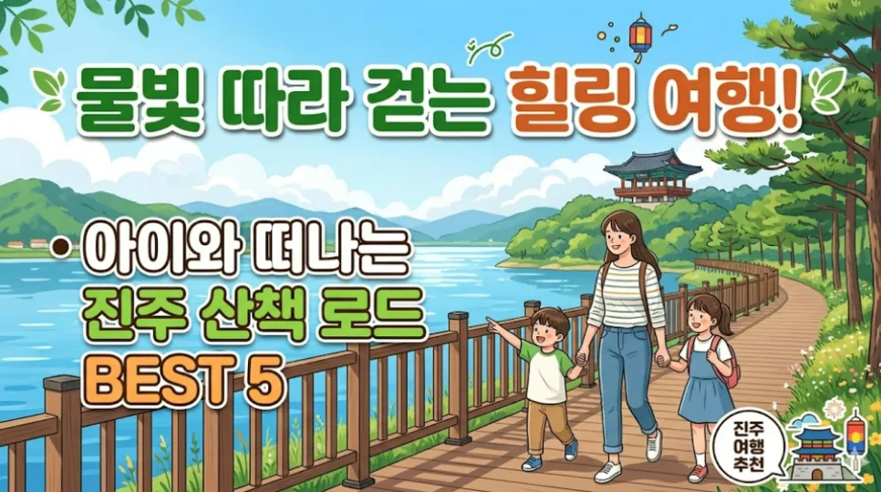 진주 아이와 가볼만한 곳 BEST 5: 2026년 힐링 산책 코스 추천