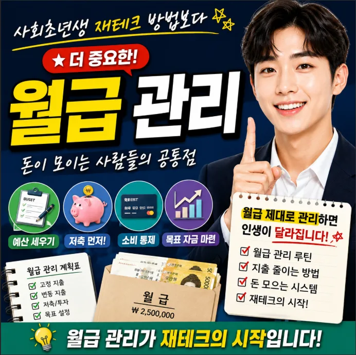 사회초년생 월급 관리법 2026: 재테크보다 중요한 5단계