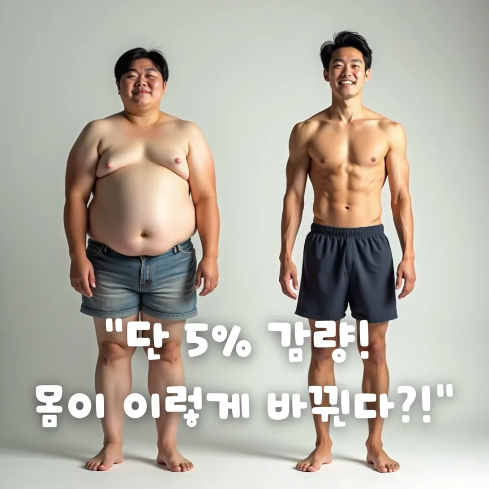 체중 5% 감량 효과 2026: 활력 증진부터 질병 예방까지
