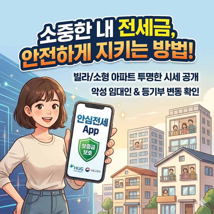 안심전세 앱 2026: 전세사기 예방 필수 기능 완벽 분석
