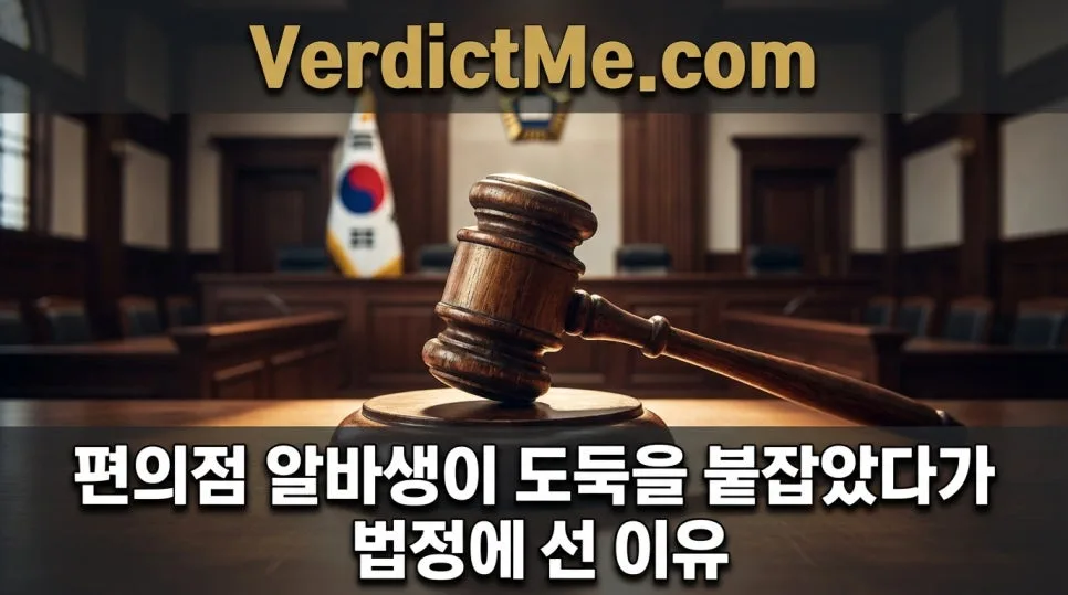 편의점 알바생, 도둑 잡았다 법정 간 사연 2026년 총정리