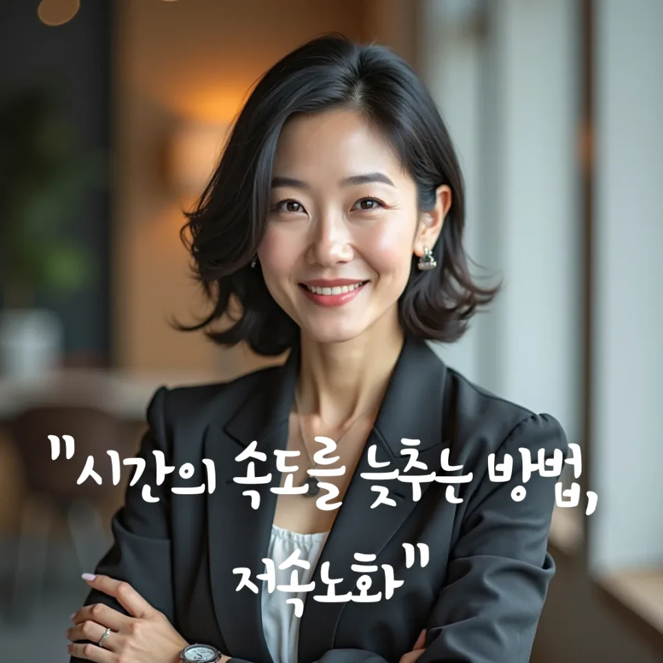 저속 노화 실천법 2026: 나이 들지 않는 비밀, 최신 가이드