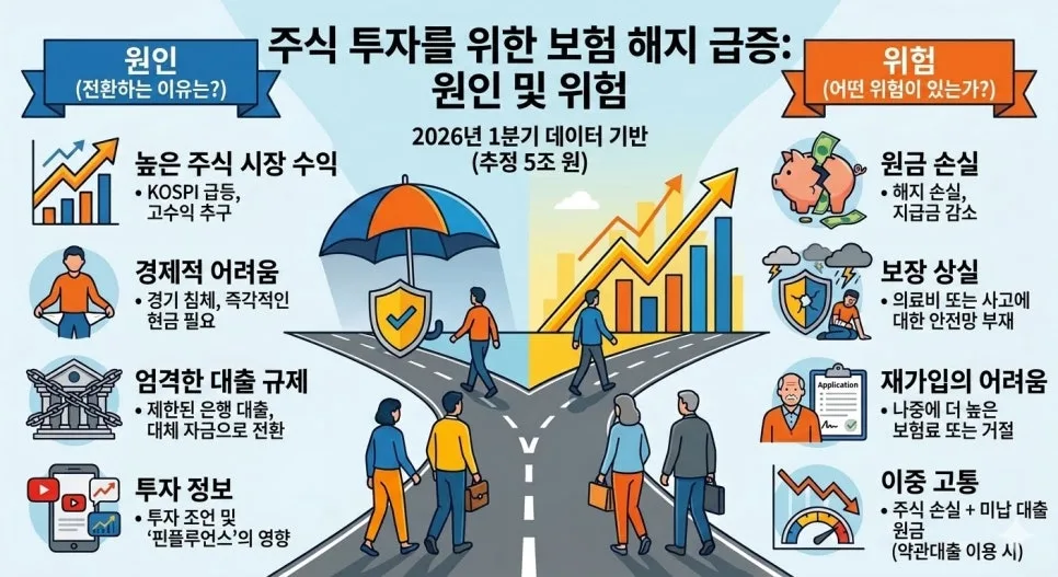 보험 해약 5조 시대, 위험한 질주 멈추려면? 2026 대비책
