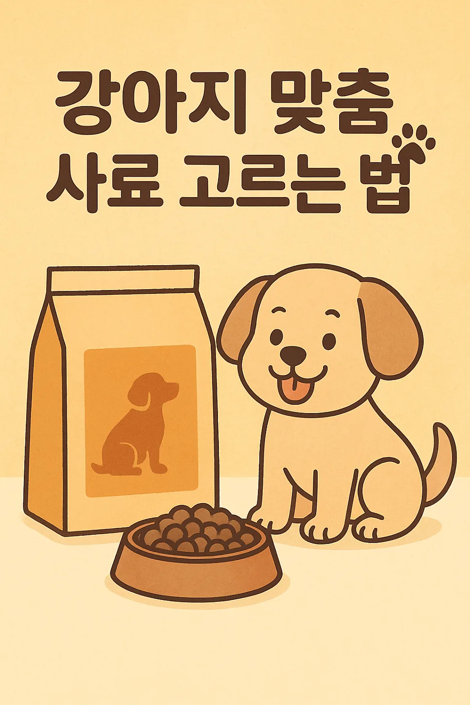 2026년 강아지 사료 고르는 법: 나이·체형별 맞춤 선택 가이드