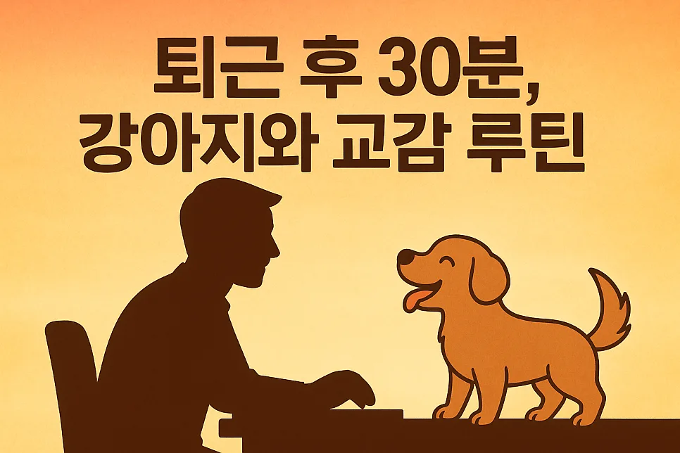 퇴근 후 30분, 반려견과 교감하는 꿀팁 2026년 총정리