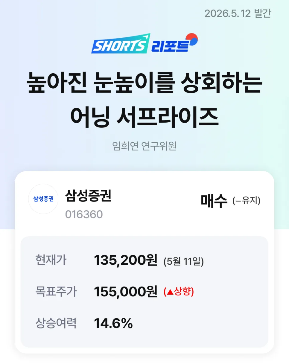 삼성증권 주가 전망 2026: 외국인 통합계좌 서비스 분석 2