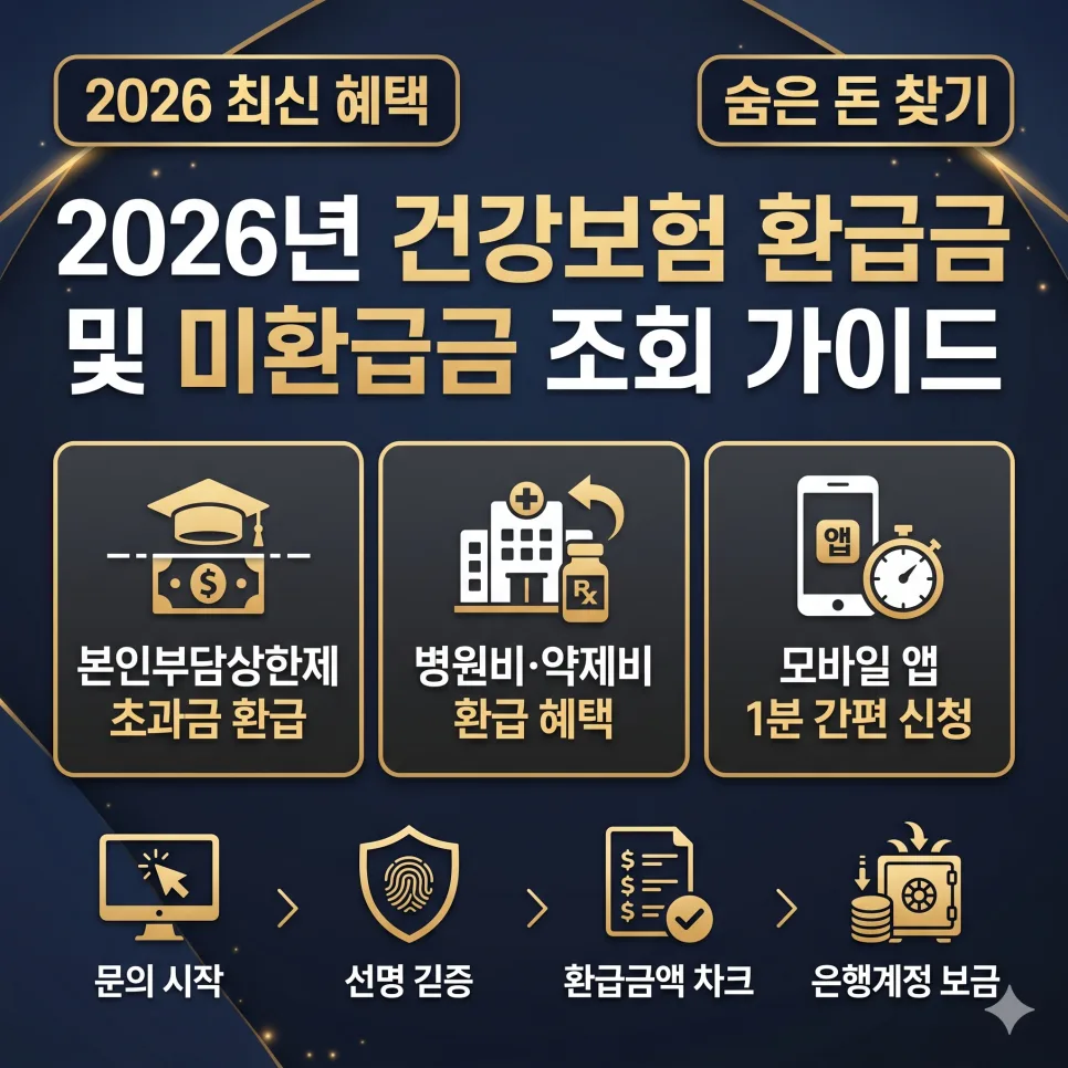 2026년 건강보험 환급금, 얼마나 받을 수 있나요? 총정리
