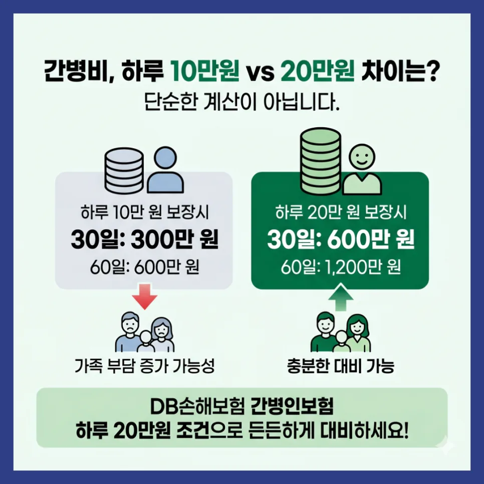 DB 간병인보험 20만원 보장, 5월 25일 축소 전 확인법 2026 2