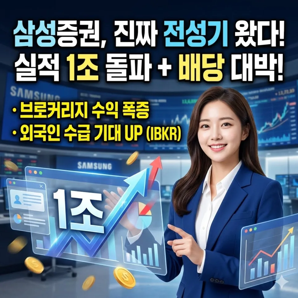 삼성증권 주가 급등 이유 2026: 실적·배당·IBKR 제휴 분석
