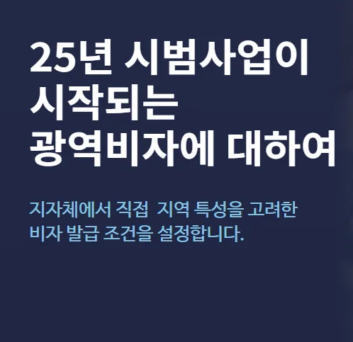 광역형 비자 2026년 D-2/E-7 발급 조건 완화 총정리