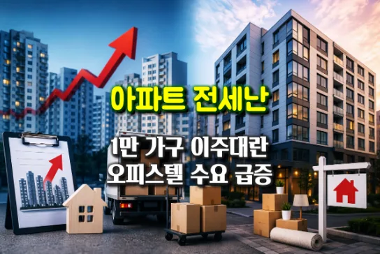 2026년 아파트 전세난, 오피스텔 이주대란 원인과 대처법