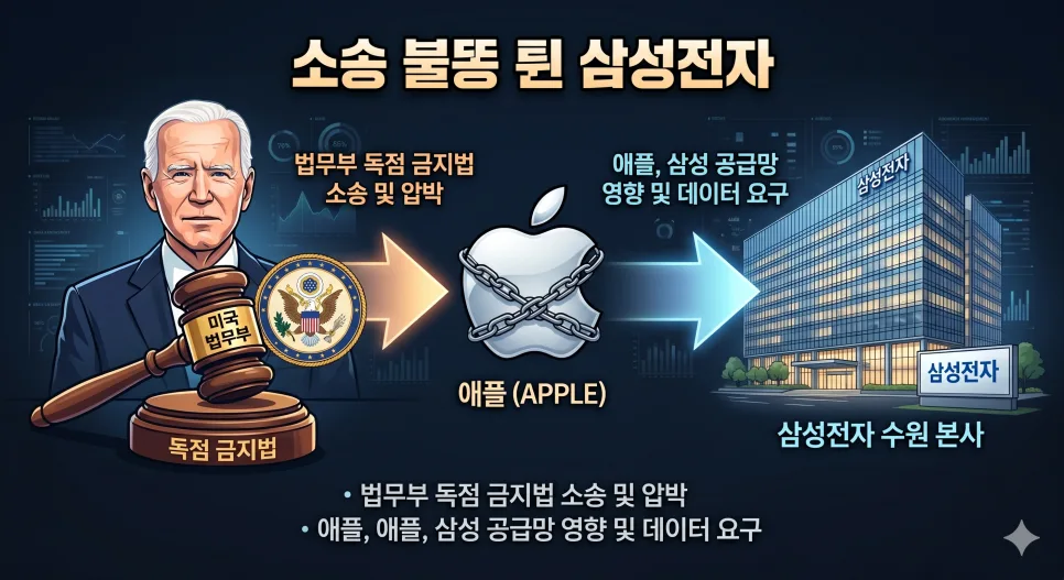 애플, 삼성 기밀 요구 이유는? 2026년 반독점 소송 분석