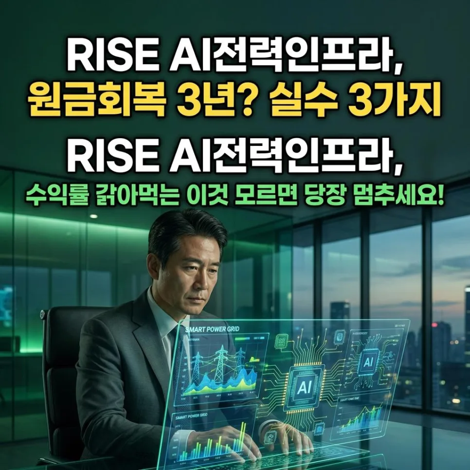 RISE AI전력인프라 투자, 2026년 세금 절약 및 고점 회피 전략