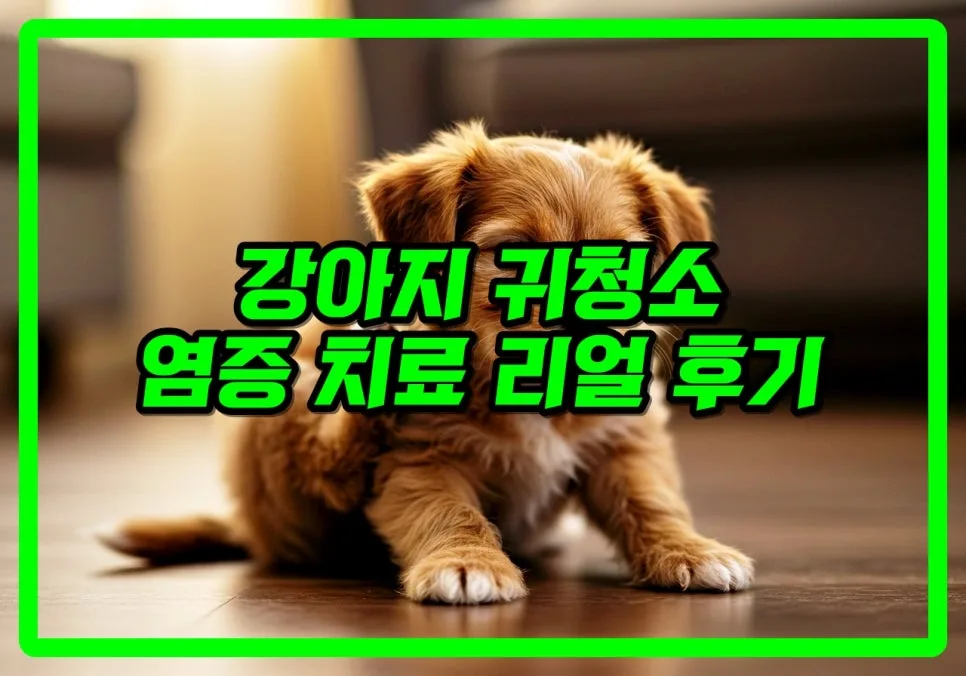 강아지 귀 염증, 직접 겪은 치료와 관리법 2026
