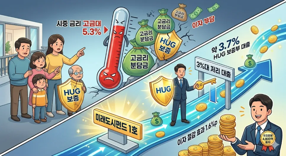 1기 신도시 재건축, 6천억 미래도시펀드로 자금난 해소 2026 2