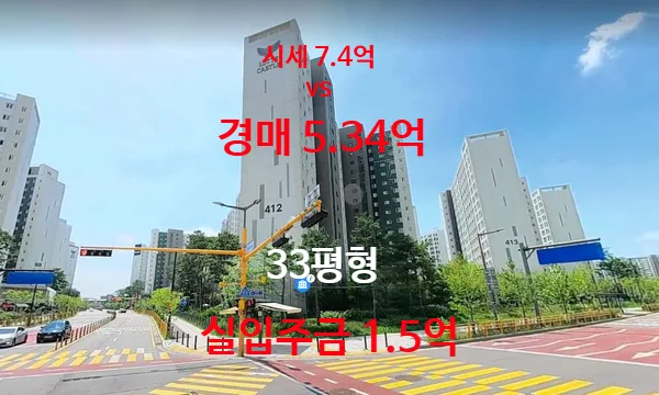 화성 반정아이파크캐슬4단지 경매, 2026년 내 집 마련 핵심 전략