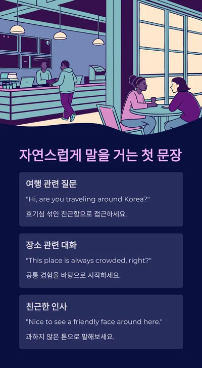 옆자리 외국인과 영어로 대화 시작하는 법 2026 2