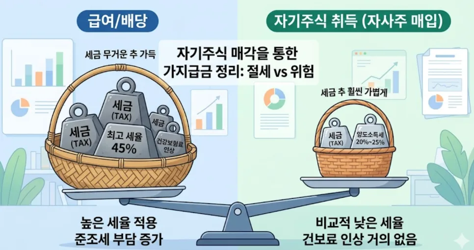 가지급금, 자사주 매입으로 해결 가능할까? 2026년 절세 전략