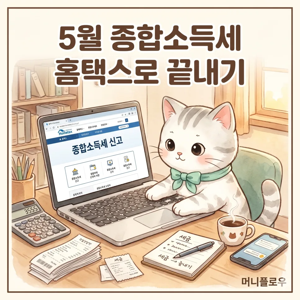 프리랜서 종합소득세 2026년 홈택스 신고 완벽 가이드