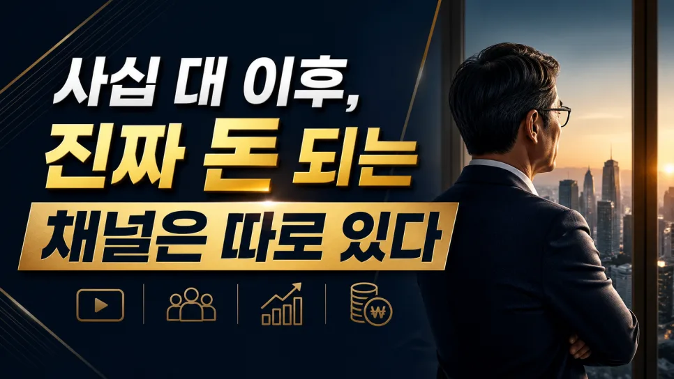 40대 이후 재테크: 블로그+전자책으로 월 100만원 버는 법 2026