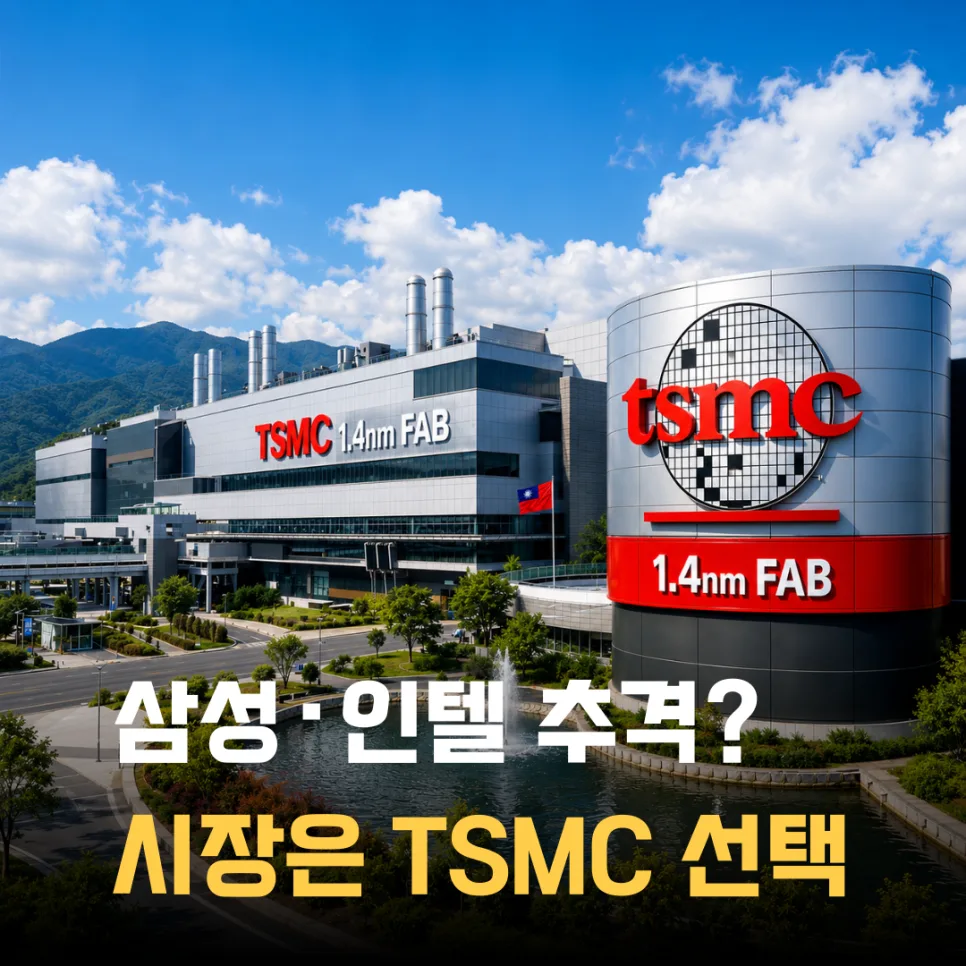TSMC 주가, 삼성·인텔 추격에도 2026년 강세인 이유 분석