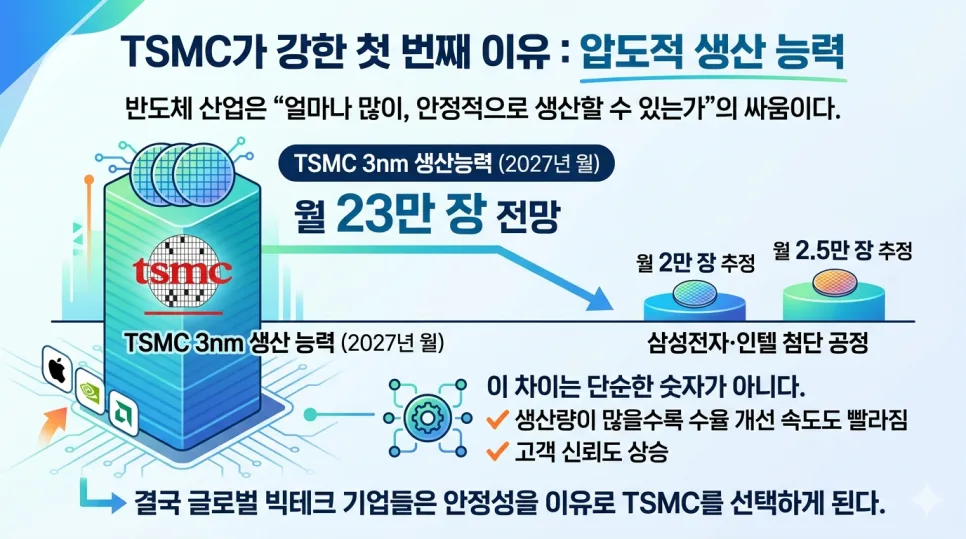 TSMC 주가, 삼성·인텔 추격에도 2026년 강세인 이유 분석 2