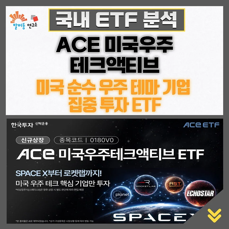 ACE 미국우주테크액티브 ETF 2026년 전망 및 투자 전략