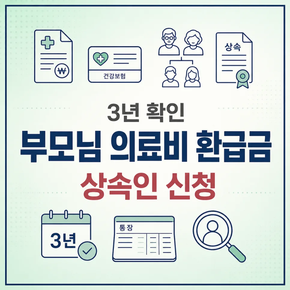 부모님 사후 본인부담상한제 환급금 상속인 수령 방법 2026