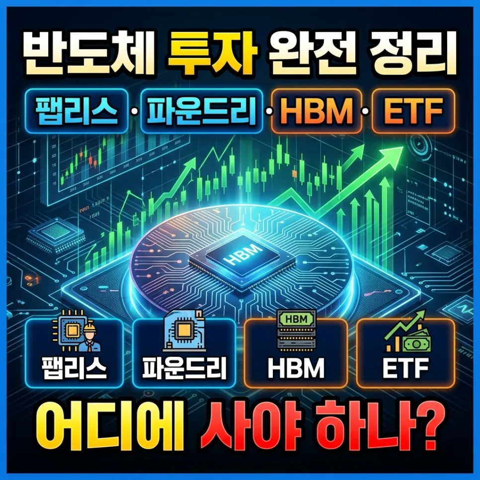 2026년 반도체 투자 핵심 가이드: 팹리스, 파운드리, HBM ETF 완벽 분석