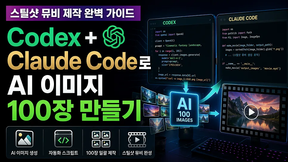 AI 이미지 100장으로 뮤직비디오 만들기 2026